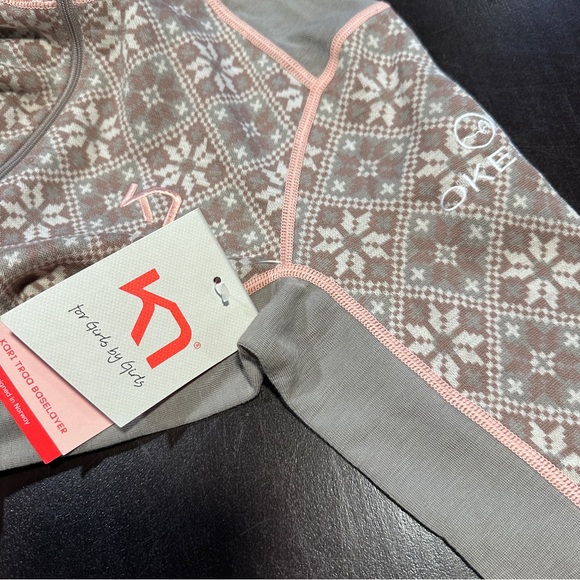 Kari Traa Rose Half Zip Baselayer Hoodie - 100% Merino Wool - Picture 8 of 8